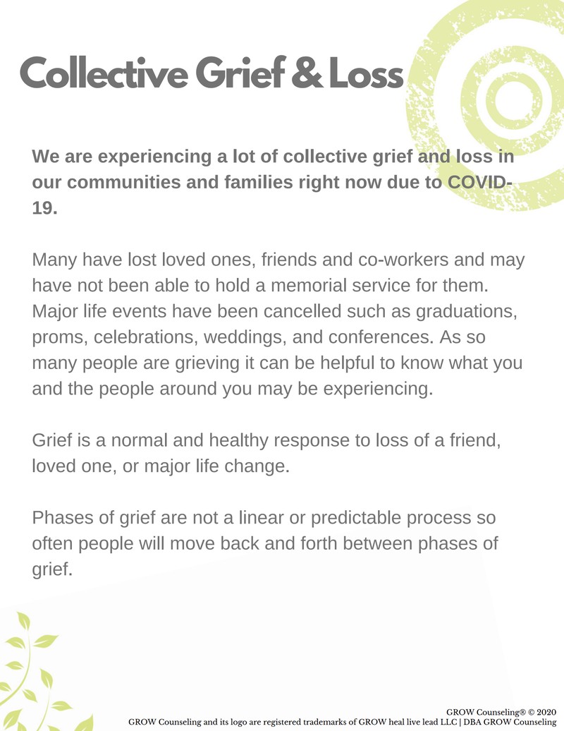 Collective grief & loss