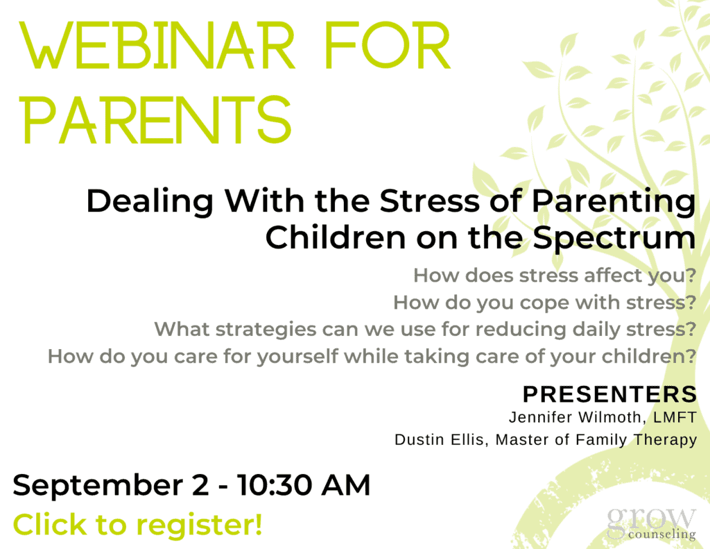 Dealing With the Stress of Parenting Children on the Spectrum