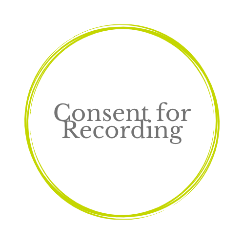 Consent for Recording